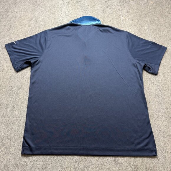 Tennessee Titans Nike Polo Shirt Men XL Blue OnField DRI-FIT Performance - Picture 9 of 14